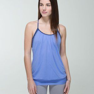 Lululemon No Limits Tank Size 10 Lullaby / Wee Are From Space Cadet Blue